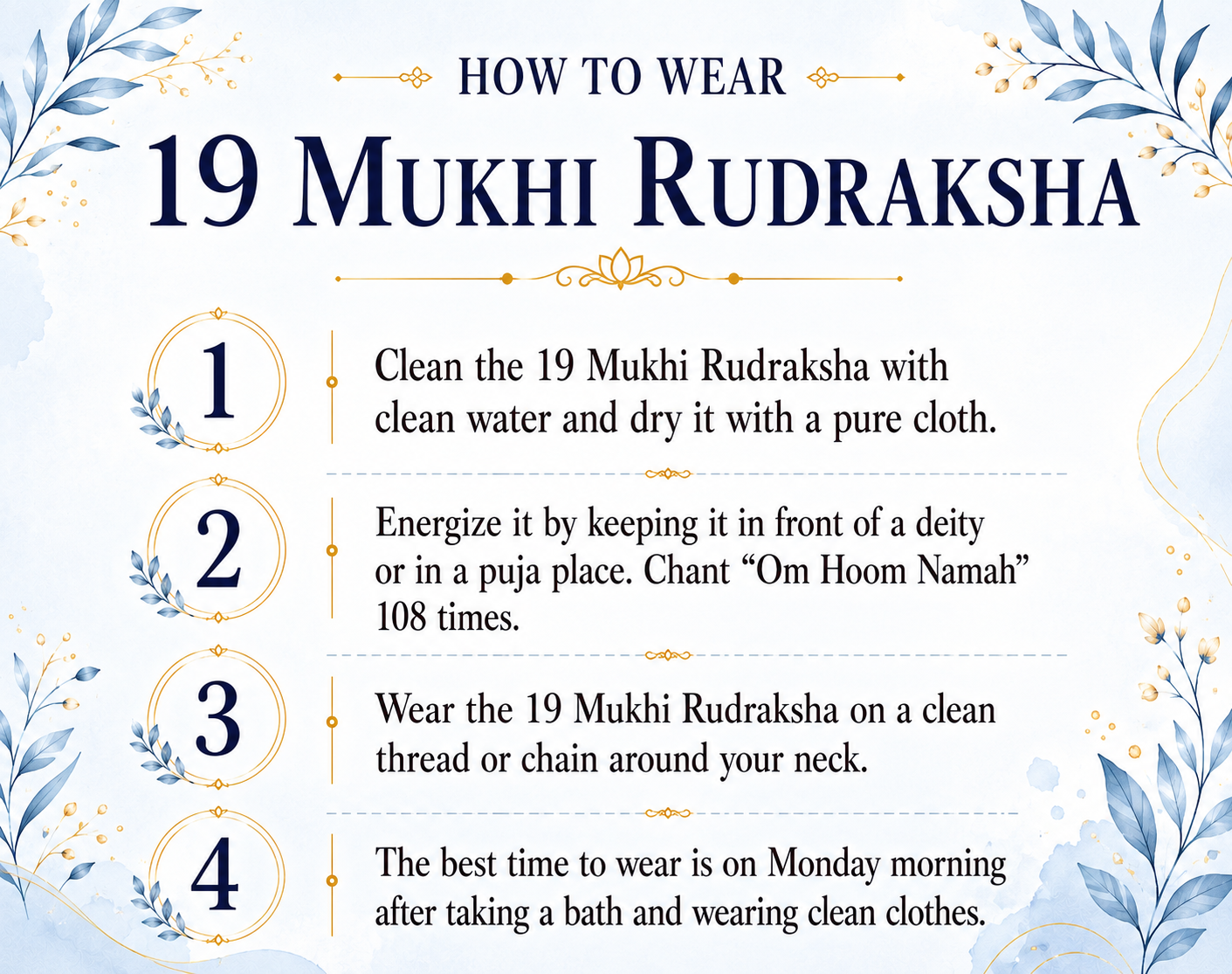 19 Mukhi Rudraksha (Nepal Origin)